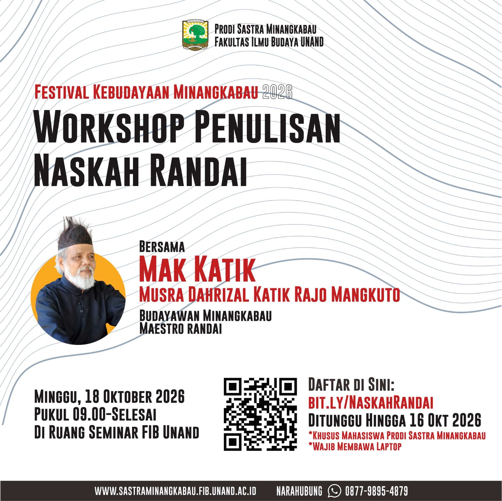 Workshop Penulisan Naskah Randai Program Studi Sastra Minangkabau